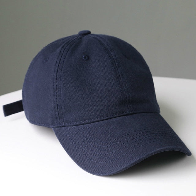 SLECKTON High Quality Cotton Baseball Cap for Men and Women Fashion Solid Snapback Hat Dad Hat Washable Summer Sun Hat Wholesale