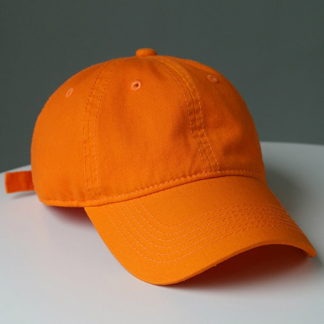 SLECKTON High Quality Cotton Baseball Cap for Men and Women Fashion Solid Snapback Hat Dad Hat Washable Summer Sun Hat Wholesale