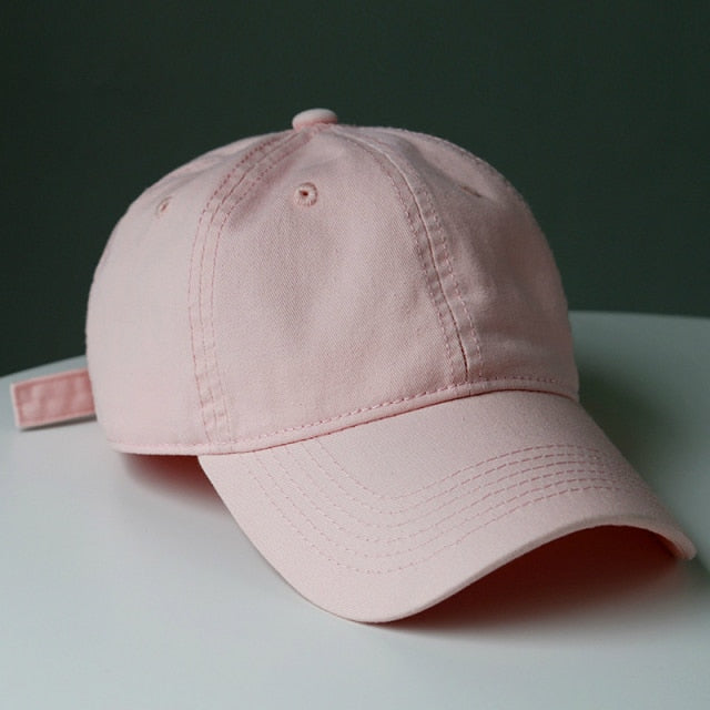 SLECKTON High Quality Cotton Baseball Cap for Men and Women Fashion Solid Snapback Hat Dad Hat Washable Summer Sun Hat Wholesale