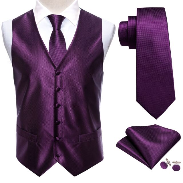 Hi-Tie 100% Silk Men's Waistcoat for Men Suit Vintage Fashion Formal Brown Paisley Dress Vests Men Wedding Party formal Dresses