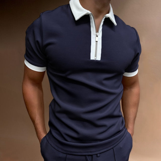 Men's Polo Shirt Men Solid Polo Shirts Brand Men Short-Sleeved Shirt Summer Shirt Man Clothing Asian Size M-3XL