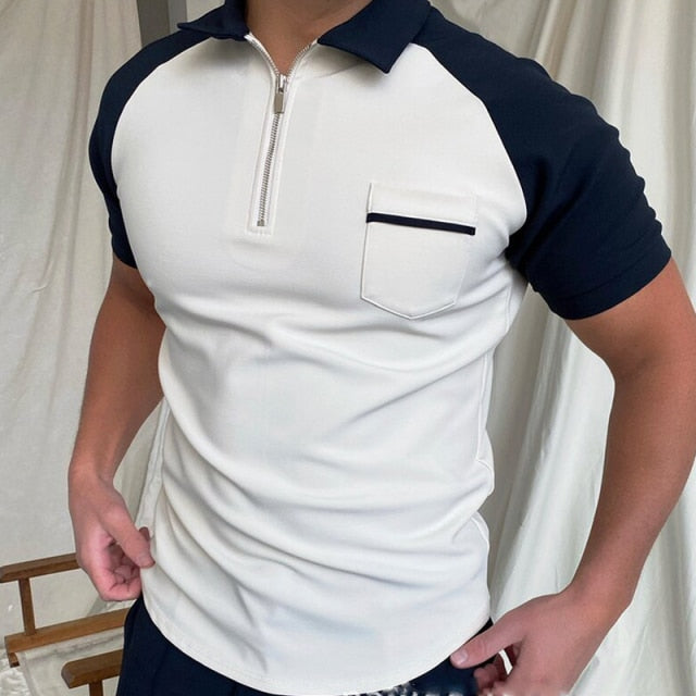 Men's Polo Shirt Men Solid Polo Shirts Brand Men Short-Sleeved Shirt Summer Shirt Man Clothing Asian Size M-3XL