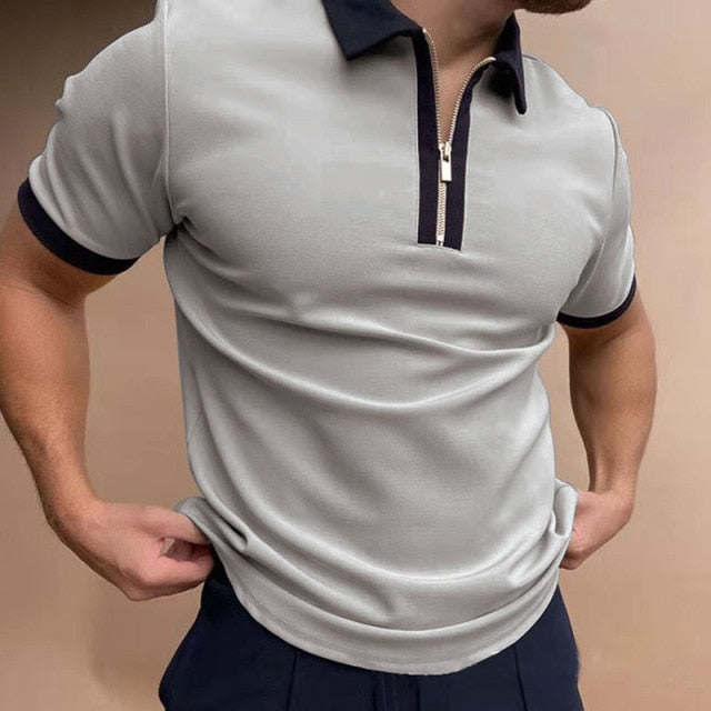 Men's Polo Shirt Men Solid Polo Shirts Brand Men Short-Sleeved Shirt Summer Shirt Man Clothing Asian Size M-3XL