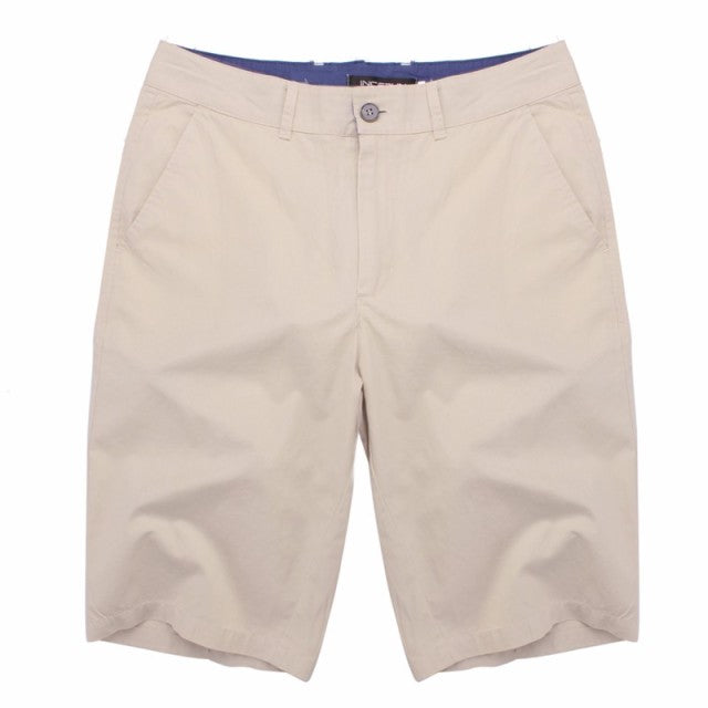 Casual Summer Shorts Men Cotton Knee Length chinos shorts Vintage Casual Men Shorts Fashion masculina Big Large Size 44