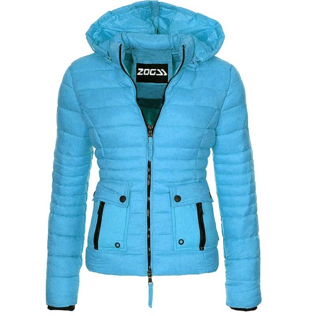 maoxiangshop Women Winter Jacket Coat Warm Clothes Puffer Parkas Fashion Outwear Slim Fit Solid Casual Hooded Coat Women Parka