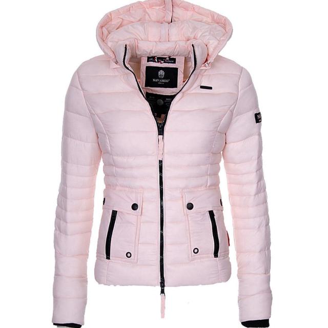 maoxiangshop Women Winter Jacket Coat Warm Clothes Puffer Parkas Fashion Outwear Slim Fit Solid Casual Hooded Coat Women Parka