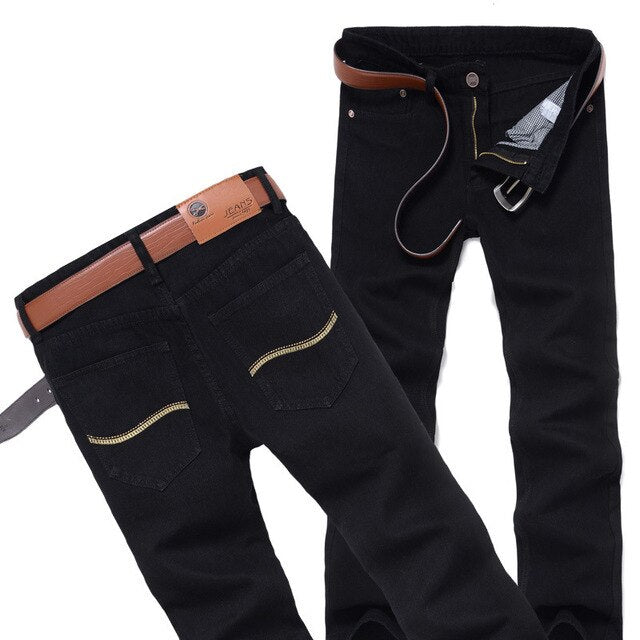 910 high quality Brand New Men's Fashion Jeans Hot Jeans For Young Men Sale Men's Pants Casual Slim Cheap Straight Trousers