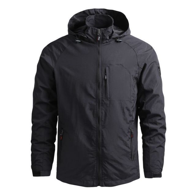 Men's Jacket Spring and Autumn Cross-border Thin Section Mountaineering Outdoor Casual Sports Windbreaker Hooded Jacket