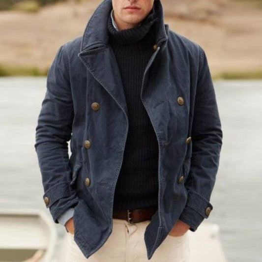 maoxiangshop-shop men’s fashion New Men's Casual Fashion Open Lining Solid Color Coat Men