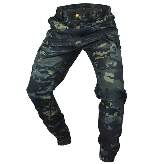 Men's Pants Mege Tactical Camouflage Joggers Outdoor Ripstop Cargo Pants Working Clothing Hiking Hunting Combat Trousers Men's Streetwear 230811