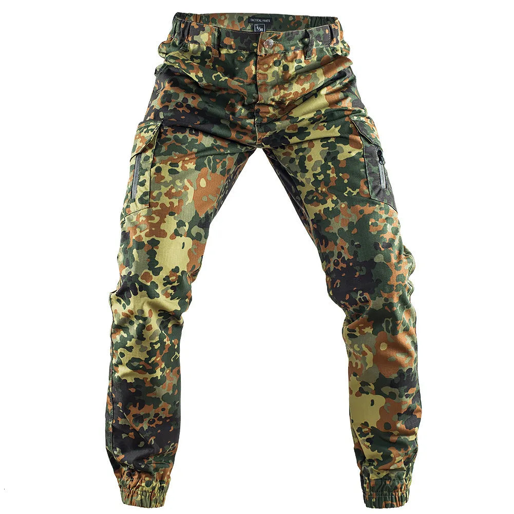 Men's Pants Mege Tactical Camouflage Joggers Outdoor Ripstop Cargo Pants Working Clothing Hiking Hunting Combat Trousers Men's Streetwear 230811