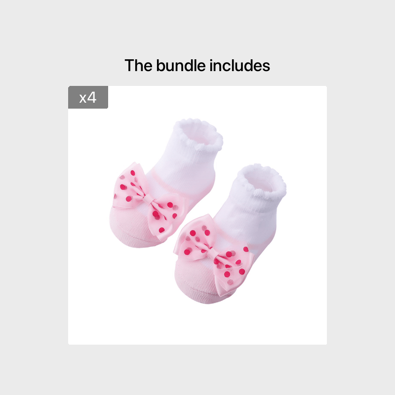 1 Pair Of Baby's Cotton Blend Fashion Cute Pattern Low-cut Socks, Comfy Breathable Princess Style Thin Socks For Spring And Summer