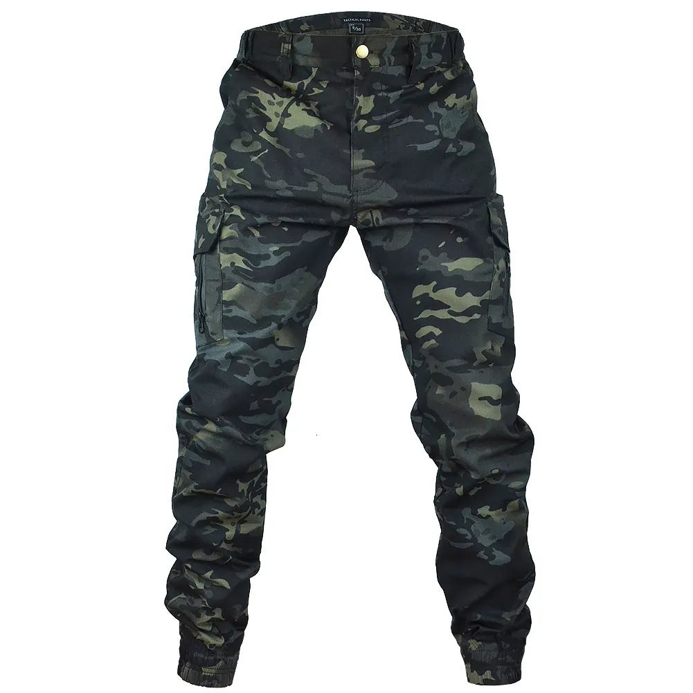 Men's Pants Mege Tactical Camouflage Joggers Outdoor Ripstop Cargo Pants Working Clothing Hiking Hunting Combat Trousers Men's Streetwear 230811