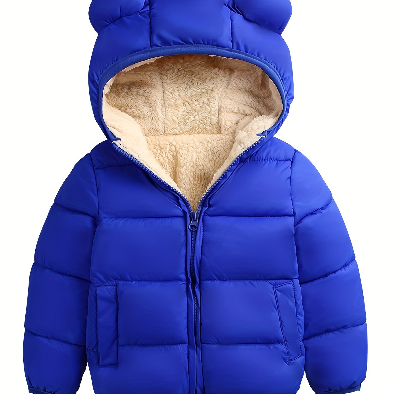 Winter Coats for Toddler Kids Baby Boys Girls Padded Light Puffer Jacket Outerwear Down Jacket with Hood