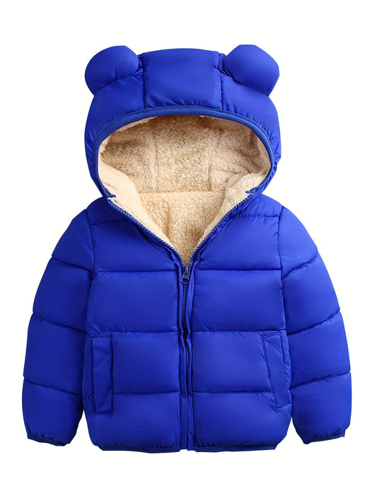 Winter Coats for Toddler Kids Baby Boys Girls Padded Light Puffer Jacket Outerwear Down Jacket with Hood