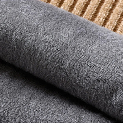 maoxiangshop Winter Fleece Turtleneck Sweaters Men Fashion Slim Fit Knitted Pullovers Mens Solid Color Casual Sweaters Male Warm Knitwear