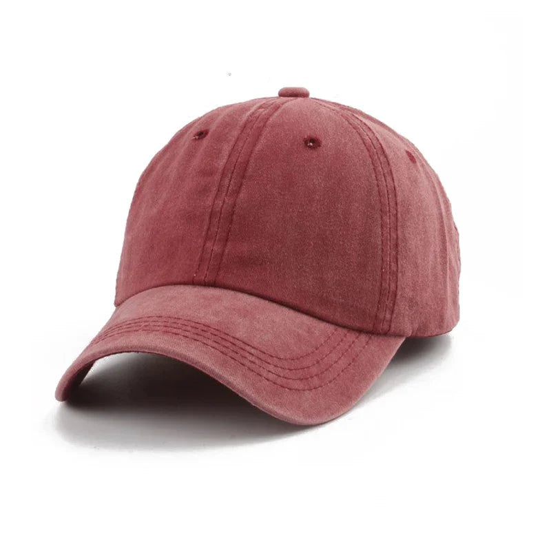 maoxiangshop New Vintage Washed Cotton Baseball Cap Parent Kids Sun Hats For Boy Girl Spring Summer Snapback Baby Hat