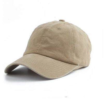 maoxiangshop New Vintage Washed Cotton Baseball Cap Parent Kids Sun Hats For Boy Girl Spring Summer Snapback Baby Hat