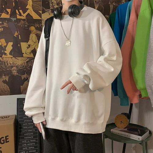 maoxiangshop Harajuku Oversized Women Hoodies Casual Flame Print Sweatshirt Korean Style Autumn Long Sleeve Hooded Female Pullovers Tops