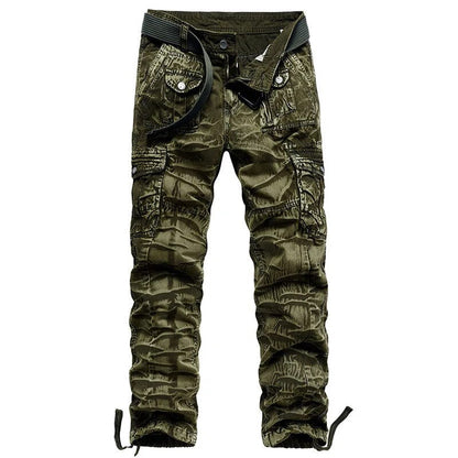 maoxiangshop High Quality Mens Cargo Pants Casual Fashion Jogger Pants Sweatpants Plus Size 40