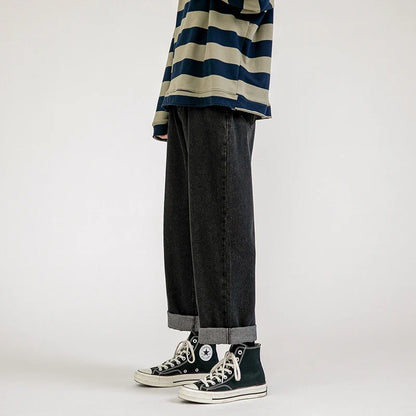 maoxiangshop Men's Jeans Pants Trousers for Men Jean Spring Denim Mens Man Male Trendyol Streetwear Korean Fashion Men Boys Large Flare Sale