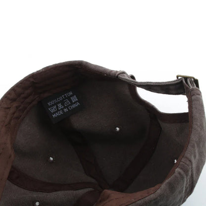 maoxiangshop New Vintage Washed Cotton Baseball Cap Parent Kids Sun Hats For Boy Girl Spring Summer Snapback Baby Hat