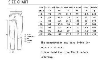 maoxiangshop Jeans Men Pants Casual Cotton Denim Trousers Multi Pocket Cargo Jeans Men New Fashion Denim Pencil Pants Side Pockets Cargo