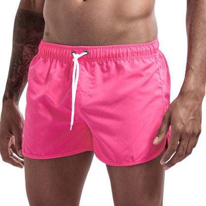 maoxiangshop Beach Shorts Quick Dry Mens Swimwear Board Briefs New Hot Summer Swim Trunks Sport Gym Running Shorts Male Beachwear