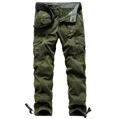 maoxiangshop High Quality Mens Cargo Pants Casual Fashion Jogger Pants Sweatpants Plus Size 40