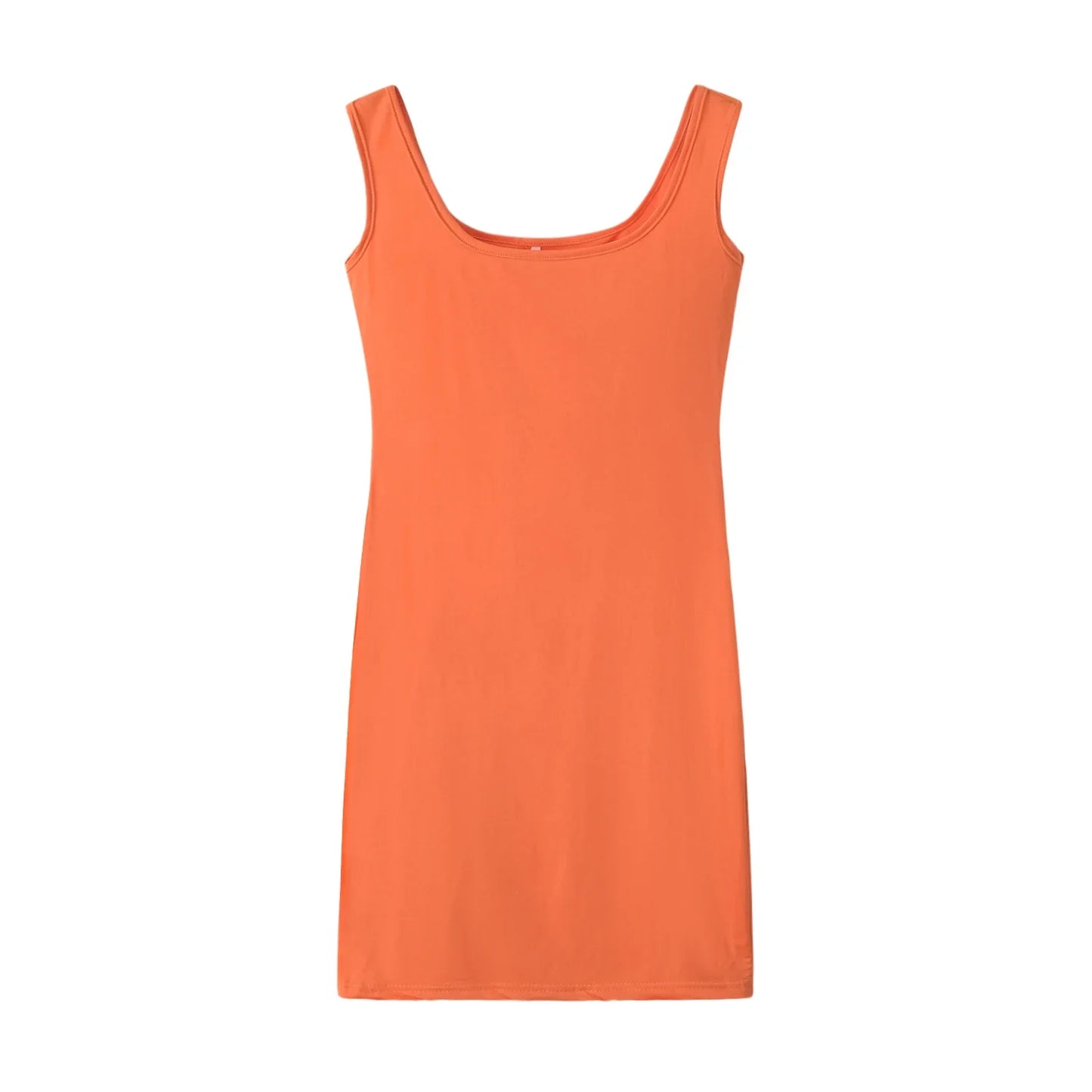 maoxiangshop Summer New Women's Solid Color Strap Casual Dress