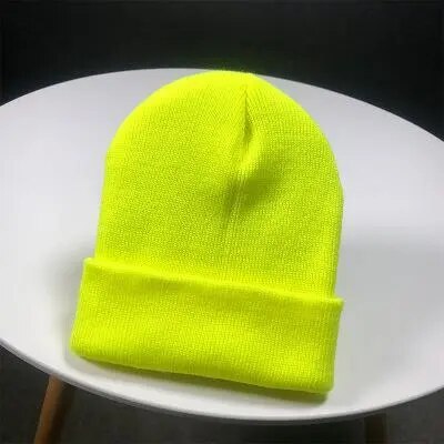 maoxiangshop Winter Hats for Women Men Beanies Knitted Solid Cute Hat Girls Autumn Female Beanie Caps Warmer Bonnet Ladies Casual Cap