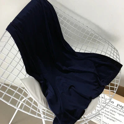 maoxiangshop  -  Women's Elastic Velvet Maxi Skirt, High Waist, Long, Maxi, Straight, Customer Made, Winter, New, XS-10XL