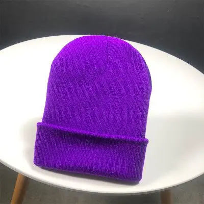 maoxiangshop Winter Hats for Women Men Beanies Knitted Solid Cute Hat Girls Autumn Female Beanie Caps Warmer Bonnet Ladies Casual Cap