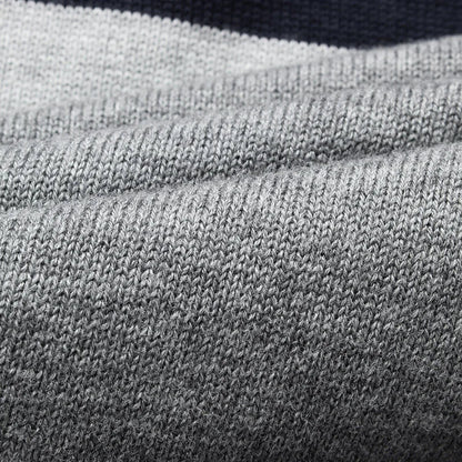 maoxiangshop Casual Men's Sweater O-Neck Striped Slim Fit Knittwear Autumn Mens Sweaters Pullovers Pullover Men Pull Homme M-4XL