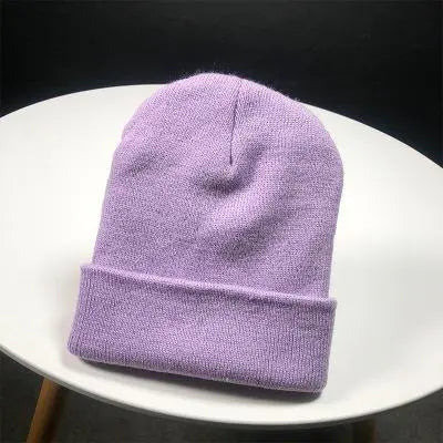 maoxiangshop Winter Hats for Women Men Beanies Knitted Solid Cute Hat Girls Autumn Female Beanie Caps Warmer Bonnet Ladies Casual Cap