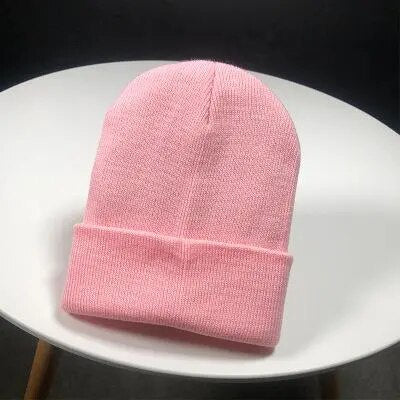 maoxiangshop Winter Hats for Women Men Beanies Knitted Solid Cute Hat Girls Autumn Female Beanie Caps Warmer Bonnet Ladies Casual Cap