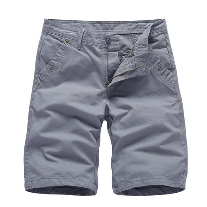 maoxiangshop Brand New Mens Cargo Shorts High Quality Black Short Pants Men Cotton Solid Casual Beach Shorts Men Summer Bottom