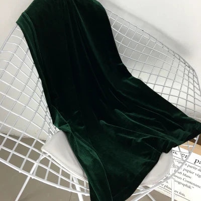 maoxiangshop  -  Women's Elastic Velvet Maxi Skirt, High Waist, Long, Maxi, Straight, Customer Made, Winter, New, XS-10XL