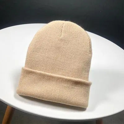 maoxiangshop Winter Hats for Women Men Beanies Knitted Solid Cute Hat Girls Autumn Female Beanie Caps Warmer Bonnet Ladies Casual Cap