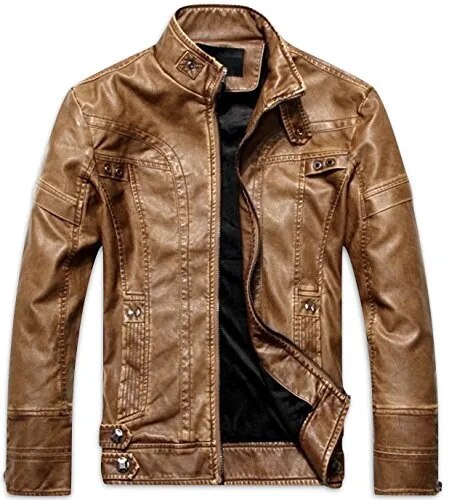 maoxiangshop Mens Leather Jackets Autumn Winter Male Classic Motorcycle High Quality PU Leather Jacket Casual Jaqueta De Couro Masculin 5XL