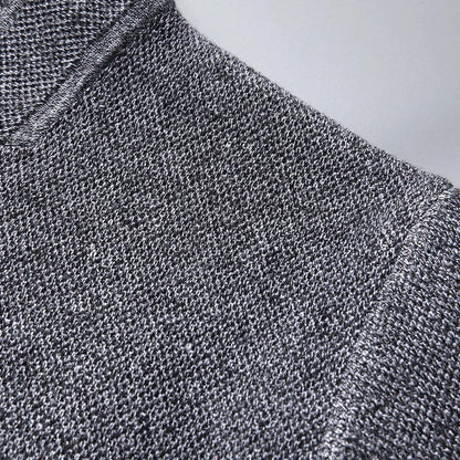 maoxiangshop Cardigan Jacket Men Solid Color Knitted Casual Stand Collar Slim Fit Cardigan Coat Mens Sweater Jacket Khaki Black Gray 4Xl