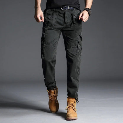 maoxiangshop High Quality Mens Cargo Pants Casual Fashion Jogger Pants Sweatpants Plus Size 40