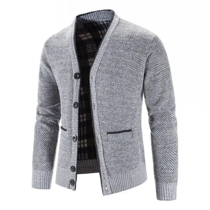 maoxiangshop New Sweaters Coats Men Winter Thicker Knitted Cardigan Sweatercoats Slim Fit Mens Knit Warm Sweater Jackets Men Knit Clothes