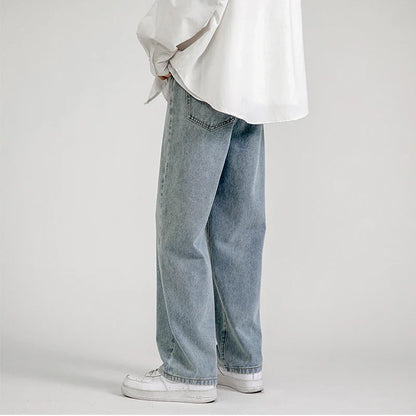 maoxiangshop Men's Jeans Pants Trousers for Men Jean Spring Denim Mens Man Male Trendyol Streetwear Korean Fashion Men Boys Large Flare Sale