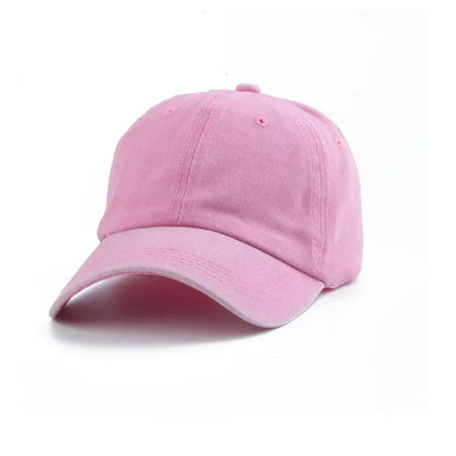 maoxiangshop New Vintage Washed Cotton Baseball Cap Parent Kids Sun Hats For Boy Girl Spring Summer Snapback Baby Hat