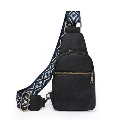 MAOXIANGSHOP 2025 retro small satchel women's fanny pack women's trendy fashion women's breast bag leisure outdoor travel messenger bag wholesale