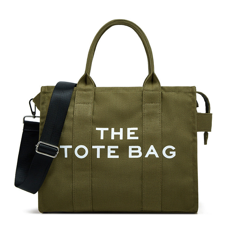 MAOXIANGSHOP 2025 New 23 new denim canvas single shoulder fashion tote bag versatile casual messenger large capacity portable