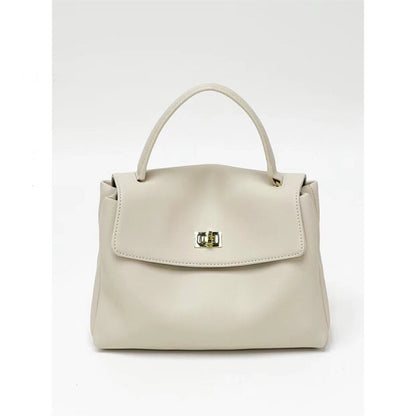 2025 Textured soft cowhide handbag summer new retro small square bag versatile fashion shoulder bag messenger women's bag women's bag