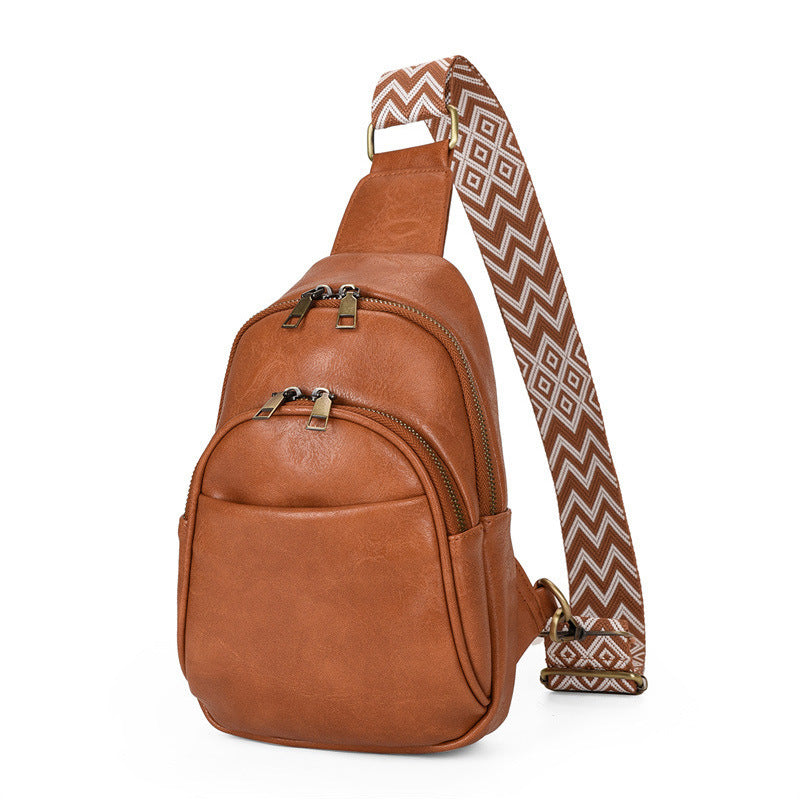 MAOXIANGSHOP 2025 bags women's messenger bags, universal casual women's breast bags, new retro small backpacks women's bags wholesale