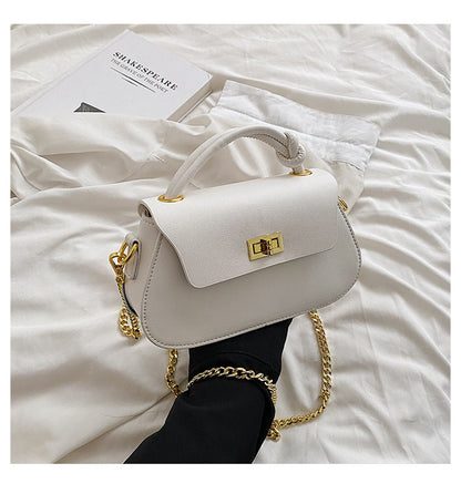 MAOXIANGSHOP 2025 High sense fashion portable small square bag women's small bag new Internet celebrity popular chain bag shoulder messenger bag
